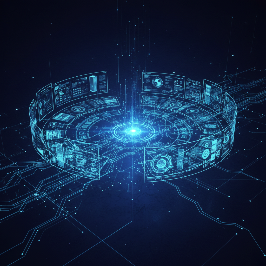 Windows administrator managing multiple computers through centralized Group Policy console