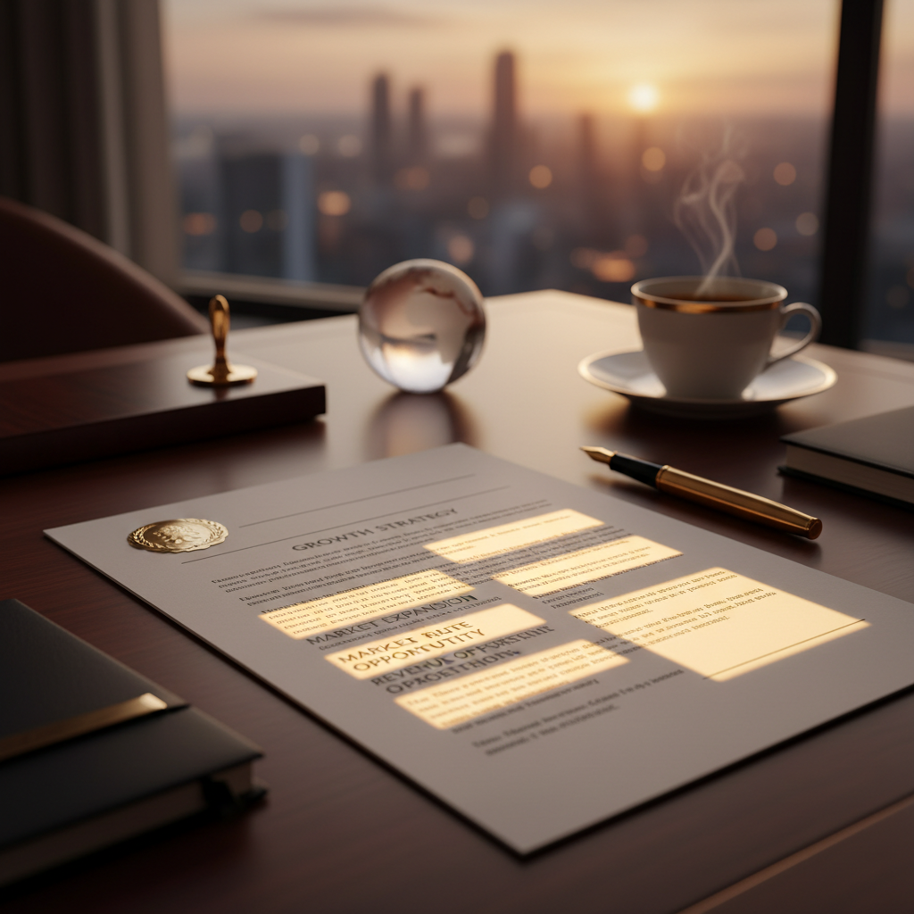 Professional document with highlighted sections representing an effective IT cover letter that stands out